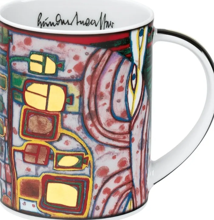 4 Becher »Magic Mugs 2021« im Set nach Hundertwasser