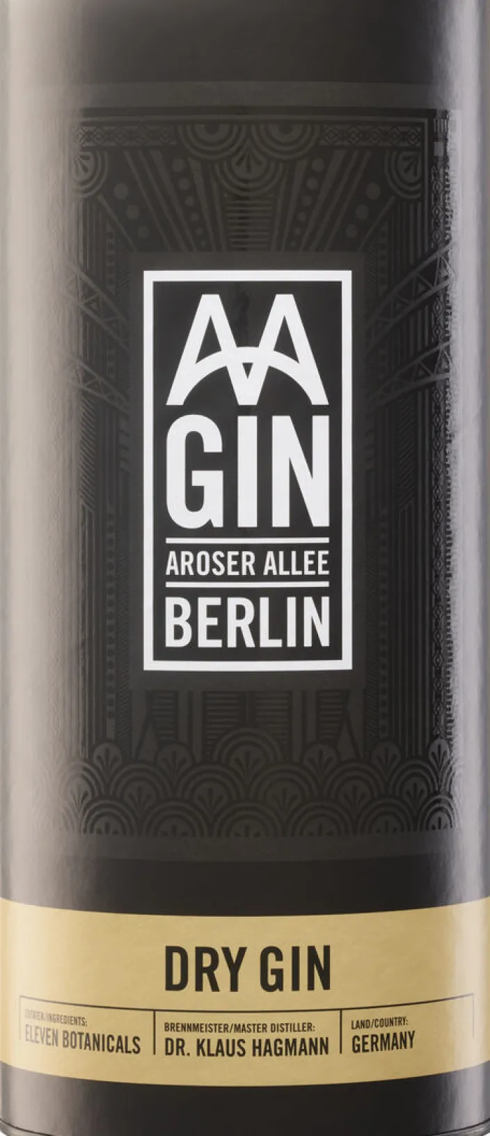 »AAGIN« Dry Gin im Set mit AAGIN Glas