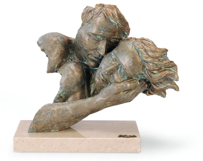 Angeles Anglada: Skulptur »Zweisamkeit«