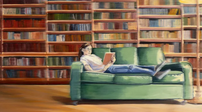 Anja Struck: Bild »Versinken in eine andere Welt«