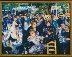 Auguste Renoir: Bild »Ball im Moulin de la Galette« (1876), gerahmt