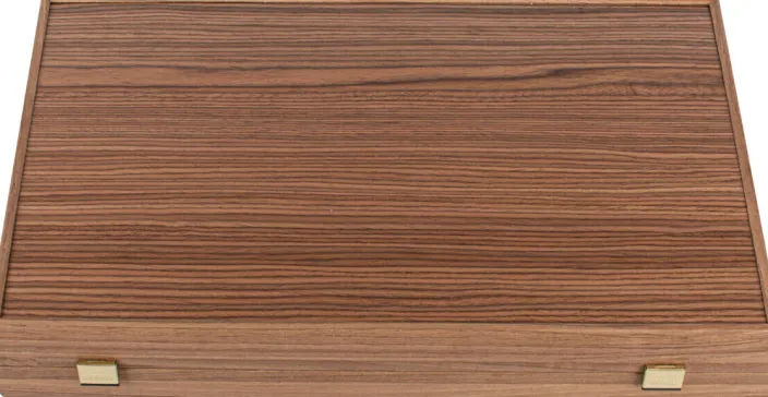 Backgammon aus Eiche und amerikanischem Nussbaum