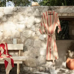 Bademantel »Field«, Baumwolle & Leinen