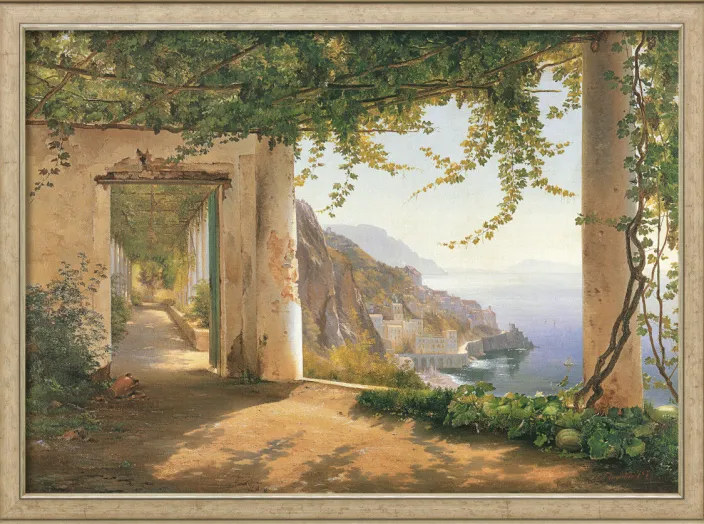 Carl Frederic Aagaard: Bild »View to the Amalfi Coast«