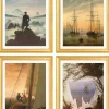 Caspar David Friedrich: ​ 4 Bilder im Set