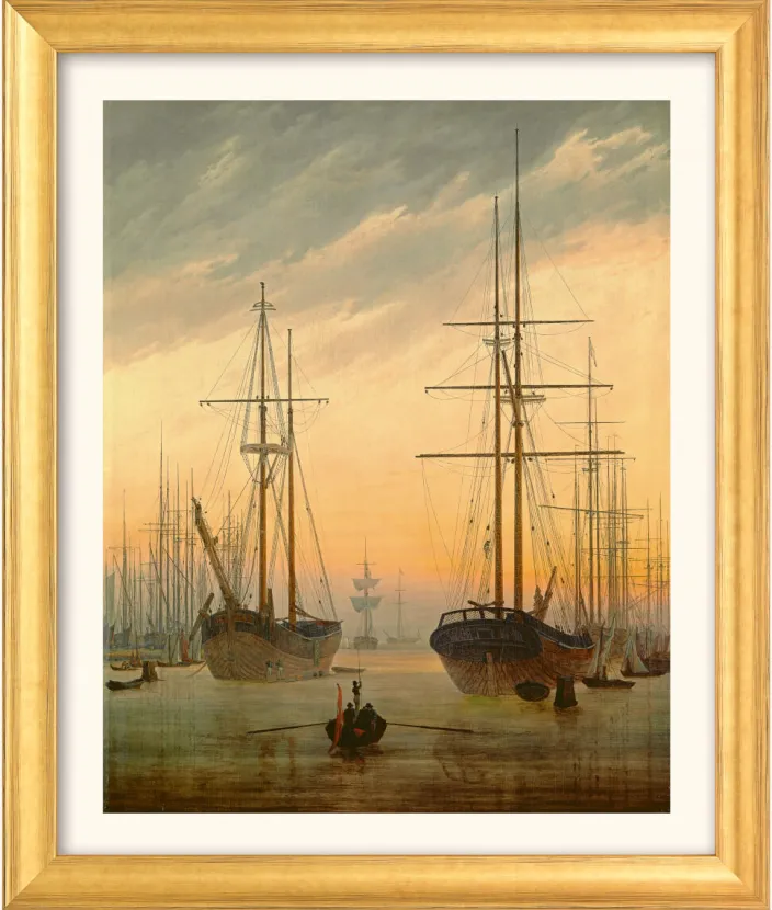 Caspar David Friedrich: 4 Bilder im Set