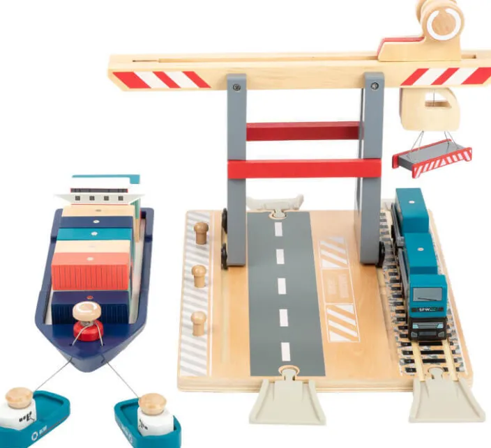 Container Terminal mit Zubehör