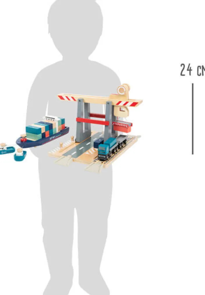 Container Terminal mit Zubehör