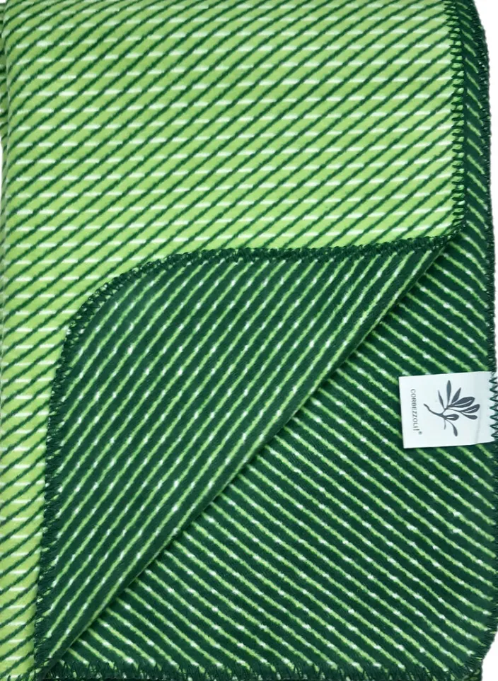 CORBEZZOLI!® Baumwolldecke »Diagonale«