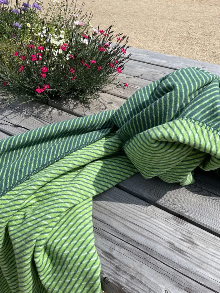 CORBEZZOLI!® Baumwolldecke »Diagonale«