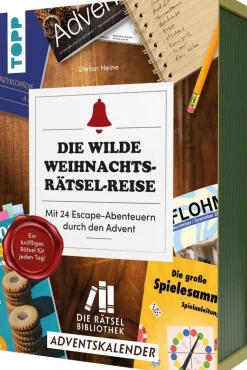 Die Rätselbibliothek. Adventskalender - Die wilde Weihnachts-Rätsel-Reise