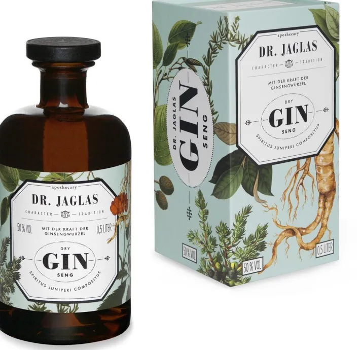 »Dry GIN-seng Gin« (Navy Gin)
