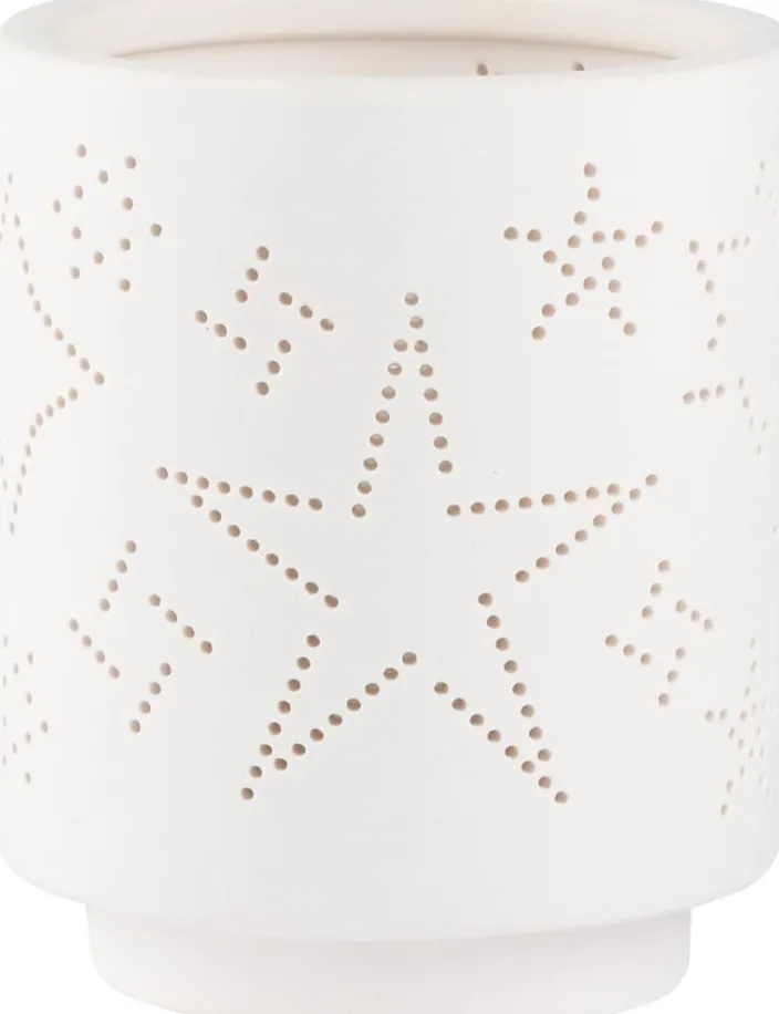 3er Teelicht-Set aus Porzellan