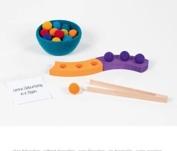 Farbsortierspiel und Adventsspirale