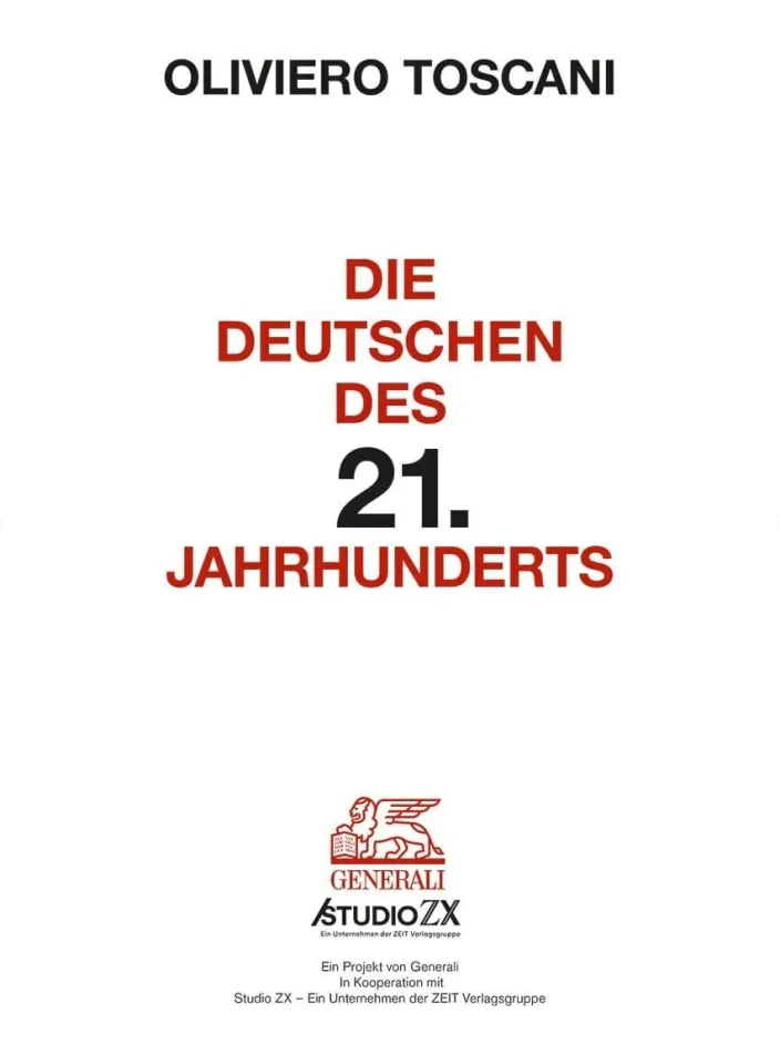 Fotobuch Oliviero Toscani: »Die Deutschen des 21. Jahrhunderts«