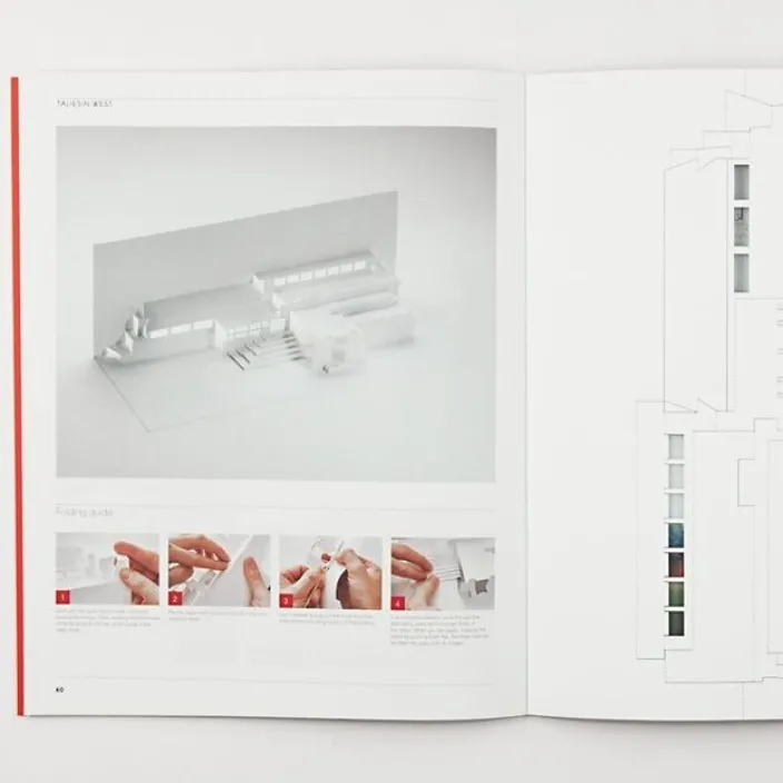 Frank Lloyd Wright Papier Modelle