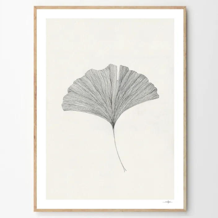 Frois, Ana: »Ginkgo Leaf«, mit Rahmung
