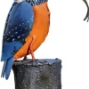 Gartenfigur »Eisvogel mit Fisch«