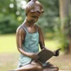 Gartenskulptur »Lesendes Mädchen«