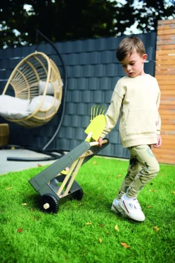 Gartentrolley mit Werkzeug-Set für Kinder