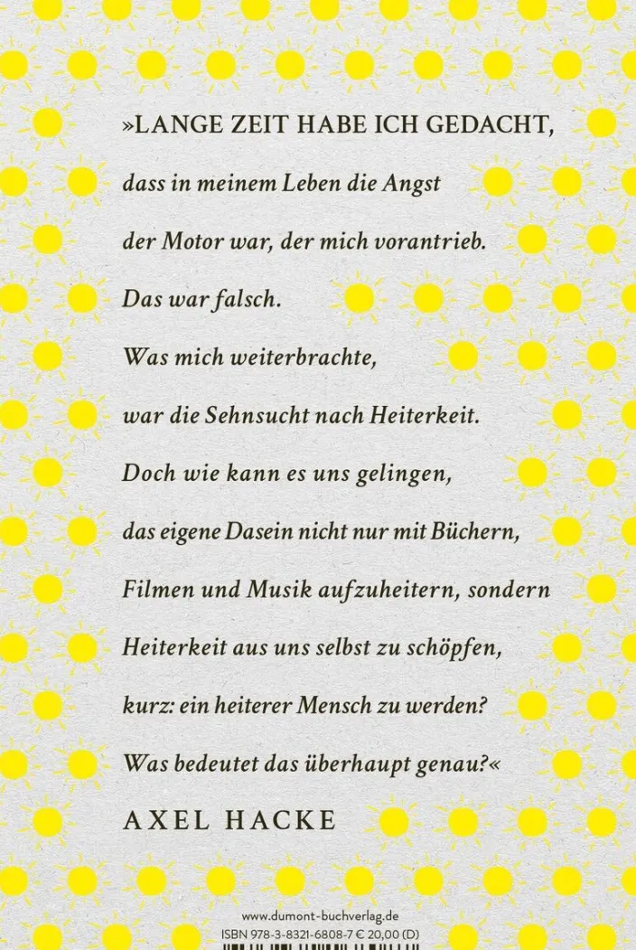 Hacke, Axel: Über die Heiterkeit