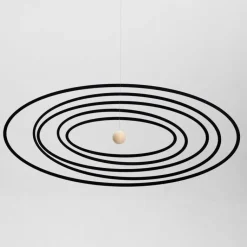 Hanging Art »Science Fiction Ellipse, Horizontal«