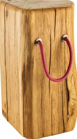 Hoher Eichen-Beistelltisch