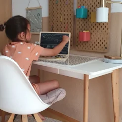 Holz Laptop mit Magnettafel