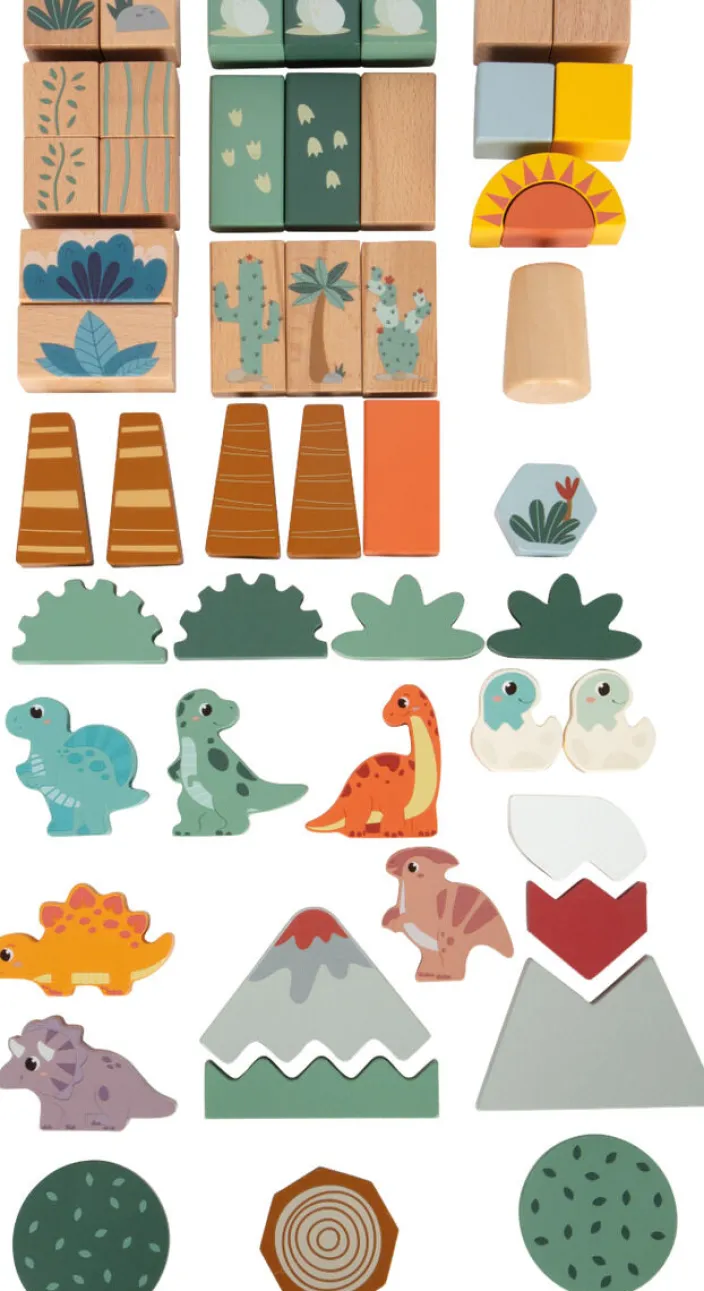 Holzbausteine »Dino«