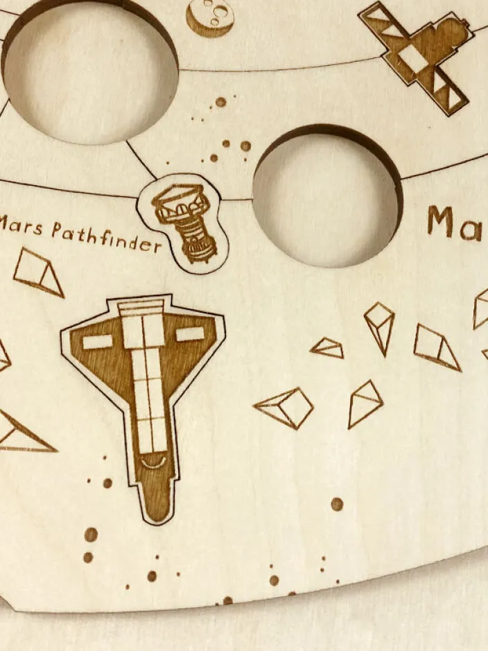 Holzpuzzle »Kosmos«