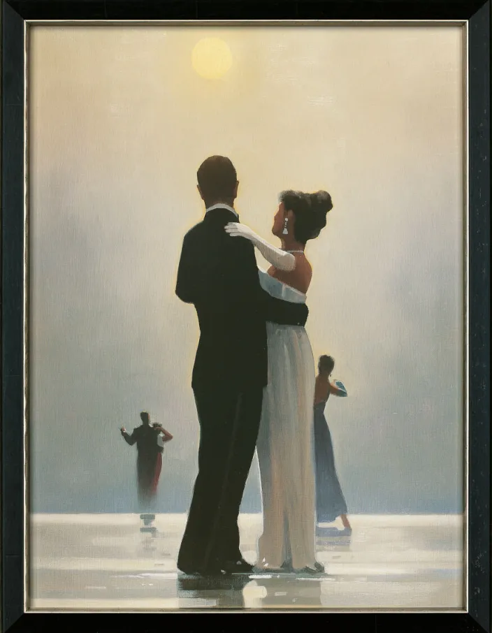 Jack Vettriano: Bild »Dance me to the end of love« gerahmt