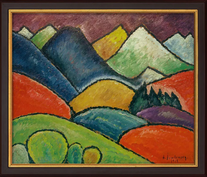 Jawlensky, Alexej von »Schneeberge Oberstdorf«, 1912