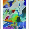Kandinsky, Wassily: »Murnau mit Kirche I«, 1910