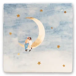 Keramikfliese »Bis zum Mond und zurück«