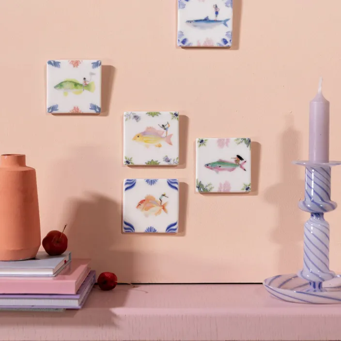 Keramikfliese »Ein mutiger Sprung«