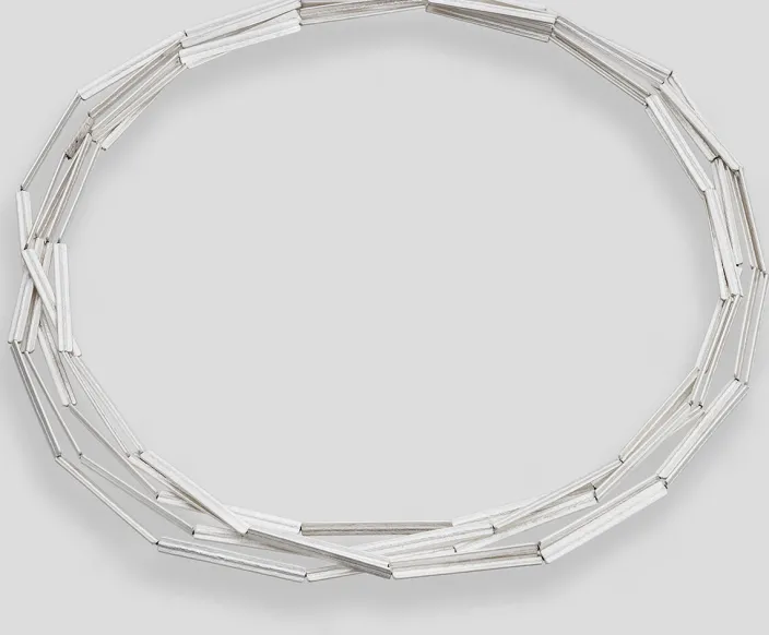 Kette »Streifen«, Silber