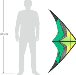 Kinder-Lenkdrachen »Limbo II Emerald«