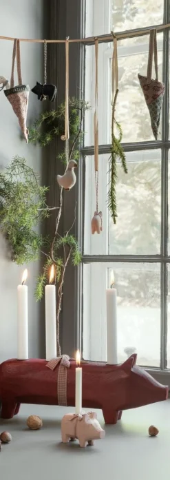 Kleiner Kerzenhalter »Schwein«