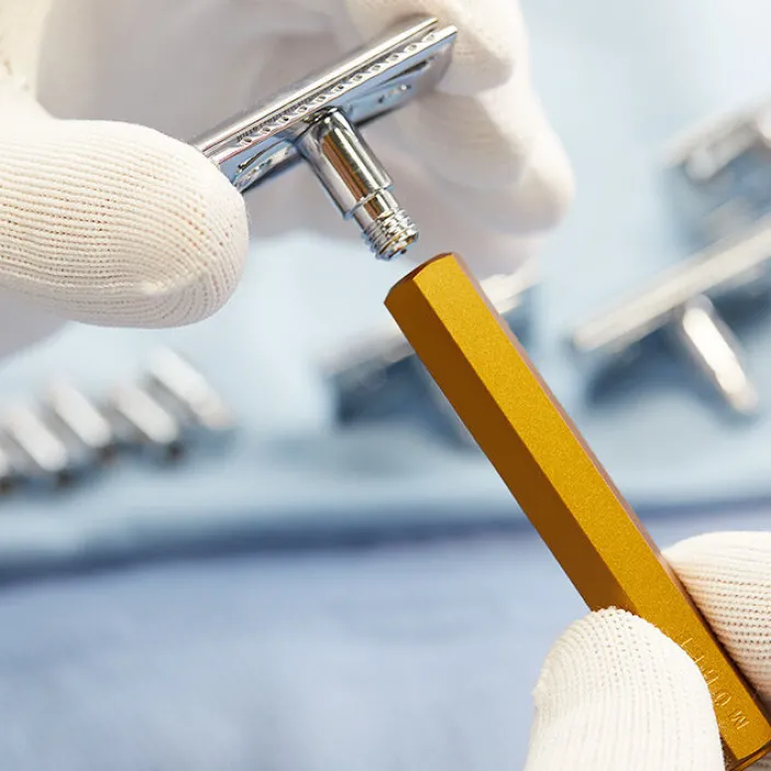 »KOSMO« Rasierset mit feinem Dachshaar und Rasierhobel