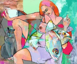 Krasnitskaya, Marina: »Sommertraum der Fischerfrau«