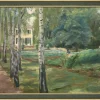 Liebermann, Max: »Die Birkenallee im Wannseegarten nach Westen«