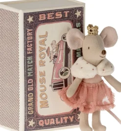 Maus »Prinzessin« in Streichholzschachtel