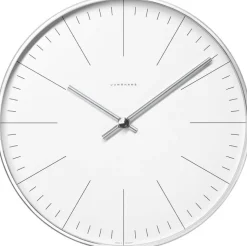 »Max Bill« Funk-Wanduhr mit Strich-Zifferblatt von Junghans