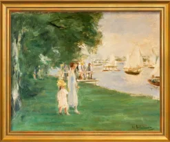Max Liebermann: Bild »Wannseelandschaft« (1924), gerahmt