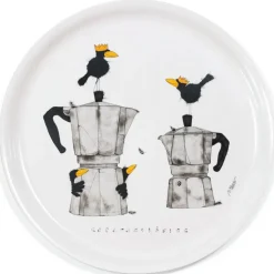 Michael Ferner: Holztablett »Espressokönige«