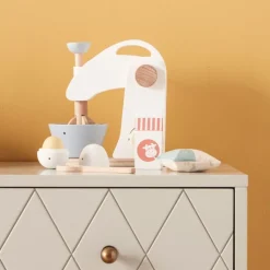 Mixer-Set aus Holz mit Zubehör