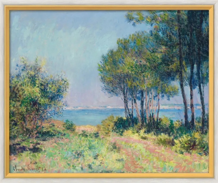 Monet, Claude: »Die Küste bei Varengeville« gerahmt, 1882