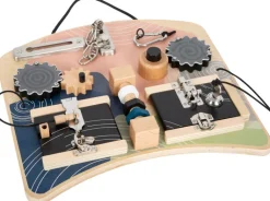 Motorikbrett Schlösser und Rotation