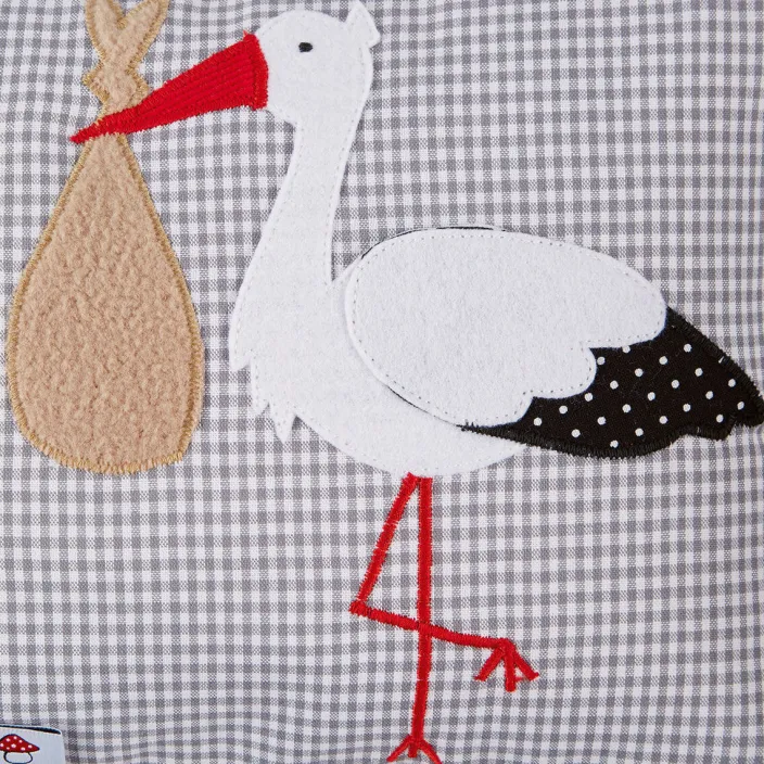 Namenskissen »Storch«
