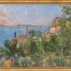 Paul Cézanne: Bild »Das Meer bei L´Estaque« (1876), gerahmt